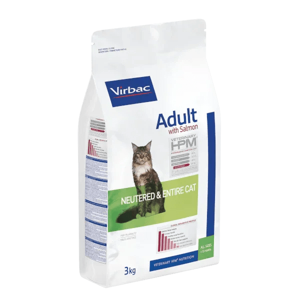 Virbac Adult With Salmon Neutered & Entire Cat 1.5kg - Paw & Joy