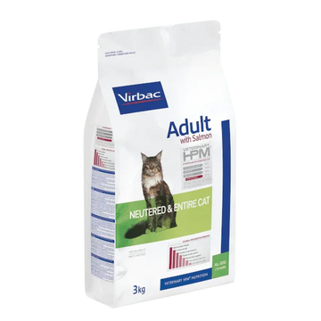 Virbac Adult With Salmon Neutered & Entire Cat 3kg - Paw & Joy
