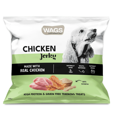 Wags Chicken Jerky with Sesame 300g - Paw & Joy