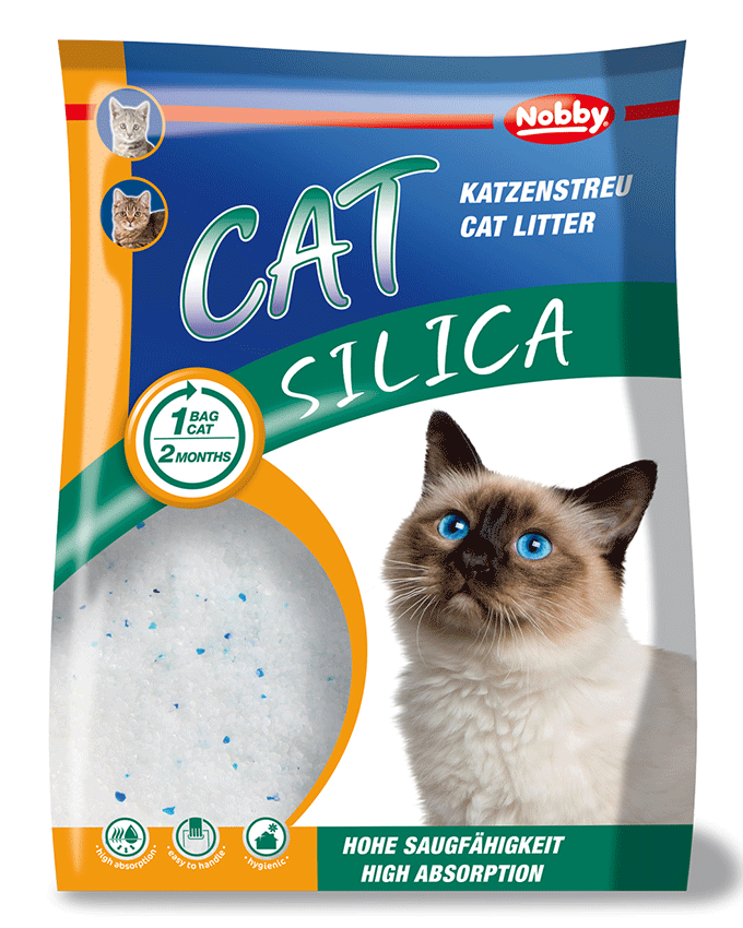 77515 NOBBY Cat Silica litter crystals 5L - Paw & Joy