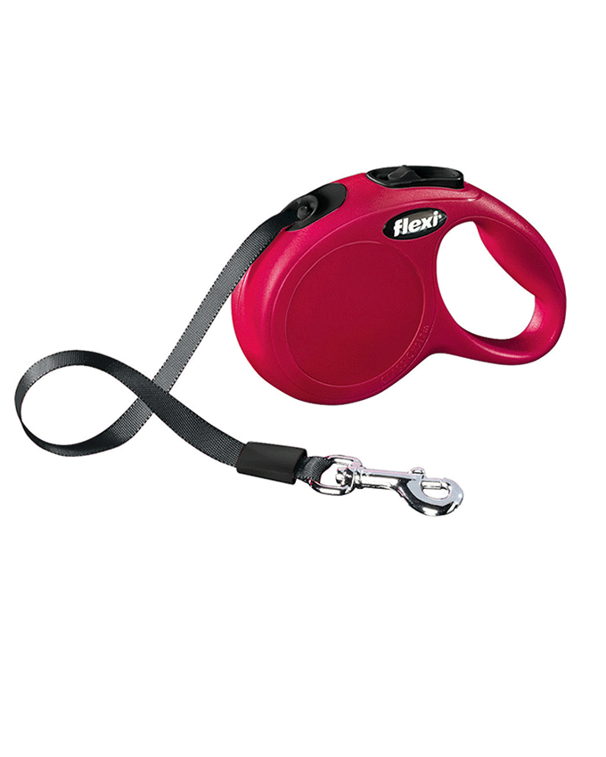 76893 Flexi NEW CLASSIC XS Red Tape 3m - Paw & Joy